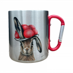 Edelstahltasse – Bollenhut Hase