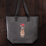 Filztasche Bollenhut Hase