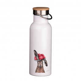 Thermoflasche mit Bambusdeckel 500 ml – Bollenhut Hase