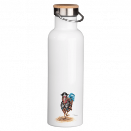 Thermoflasche mit Bambusdeckel 500 ml – Bollenhut Hahn