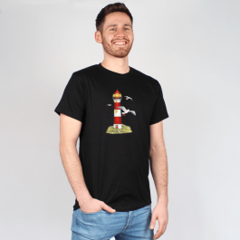 Herren T-Shirt – Leuchtturm
