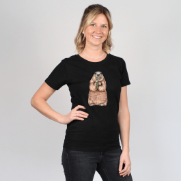 Damen T-Shirt – Murmeltier
