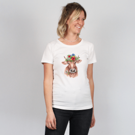 Damen T-Shirt – Blumenkuh