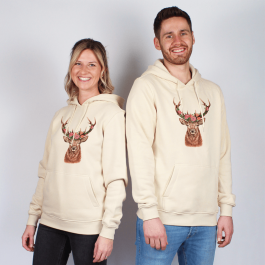 Unisex Hoodie – Blumenhirsch