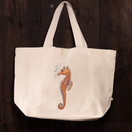 Strandtasche – Seepferdchen