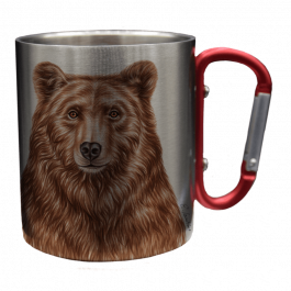 Edelstahltasse – Bär