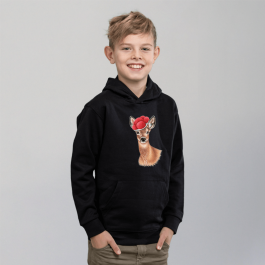 Kinder Hoodie – Bollenhut Reh