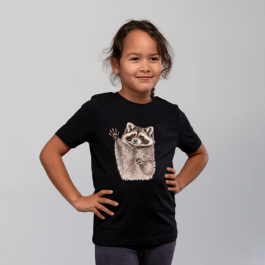 Kinder T-Shirt – Waschbär
