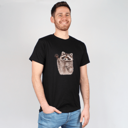 Herren T-Shirt – Waschbär