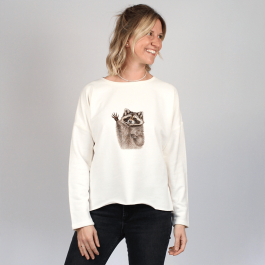 Oversize Sweater – Waschbär