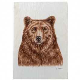 Holztafel – Bär