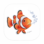 Untersetzer 9×9 – Clownfisch