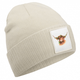 Mütze – Blumenhochlandrind